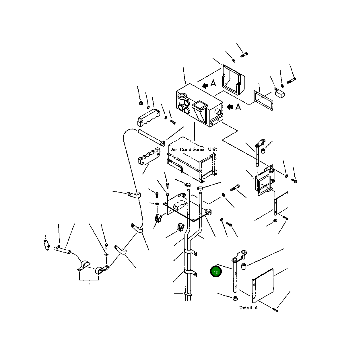 Вал 569-07-61270 Komatsu