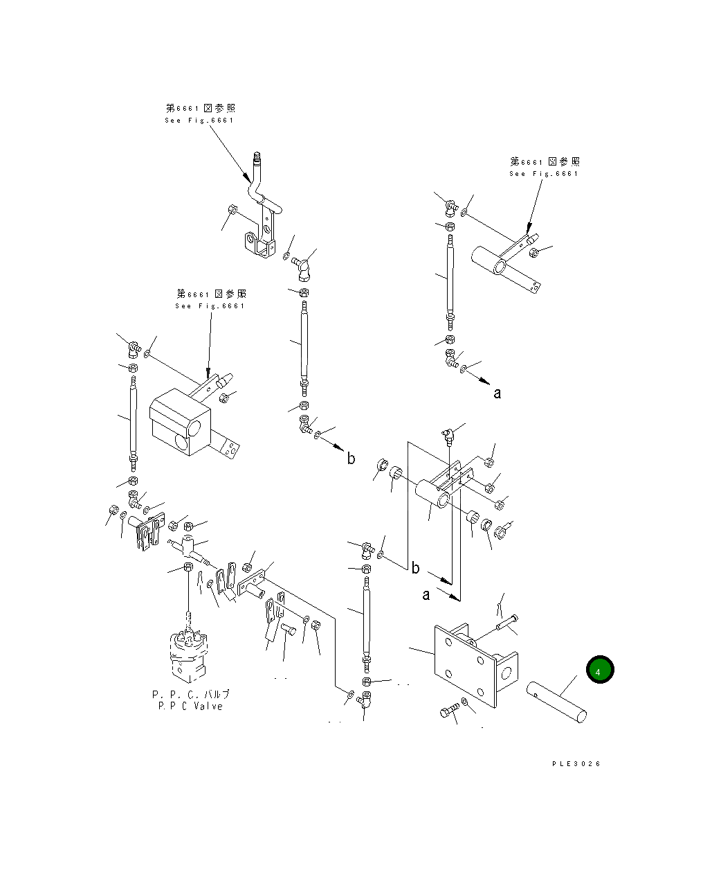 Вал 425-V91-1180 Komatsu