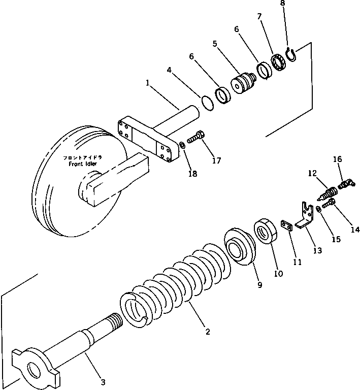 Вилка 204-30-41120 Komatsu