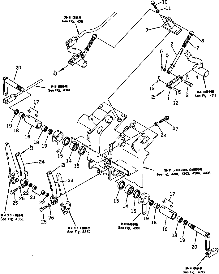 Вилка 120-43-32460 Komatsu