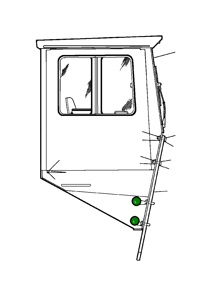 Болт, 1 1/4NC X 4 26 638 R1 Komatsu