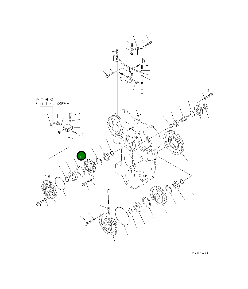 Вал 19M-13-14360 Komatsu