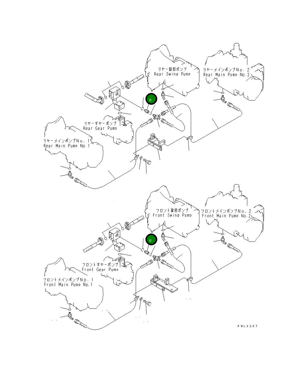 Адаптер 21T-62-68590 Komatsu