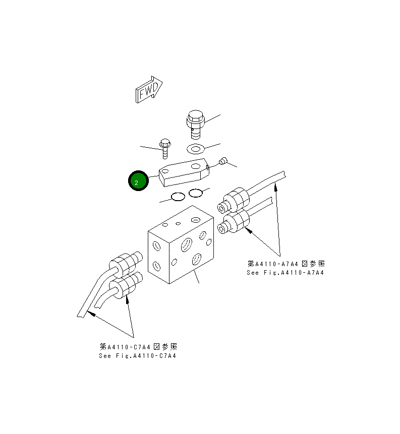 Адаптер 6215-75-7490 Komatsu
