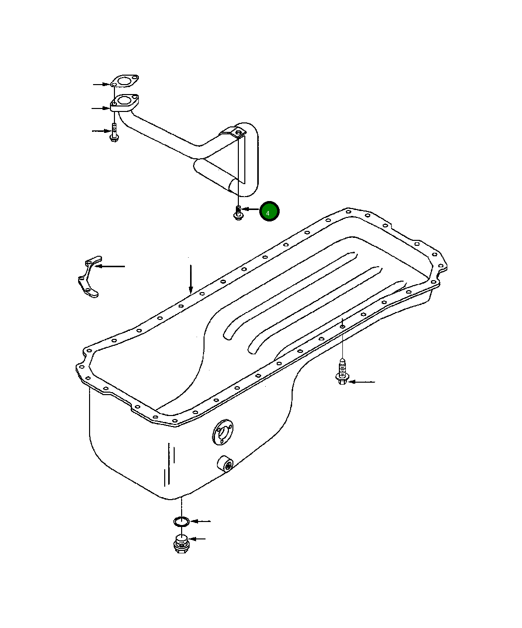 Болт (M8x1.25x20) 6732 71 3220 Komatsu
