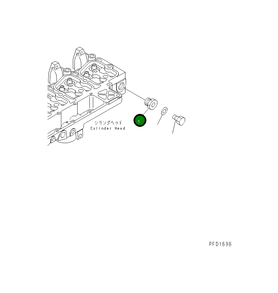 Адаптер 512-06-11281 Komatsu
