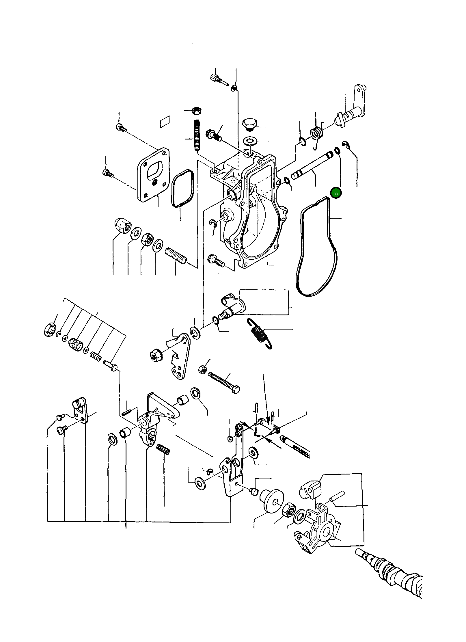 Вал YMR000254 Komatsu