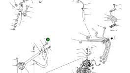 Болт-банджо 6204-73-5710 Komatsu