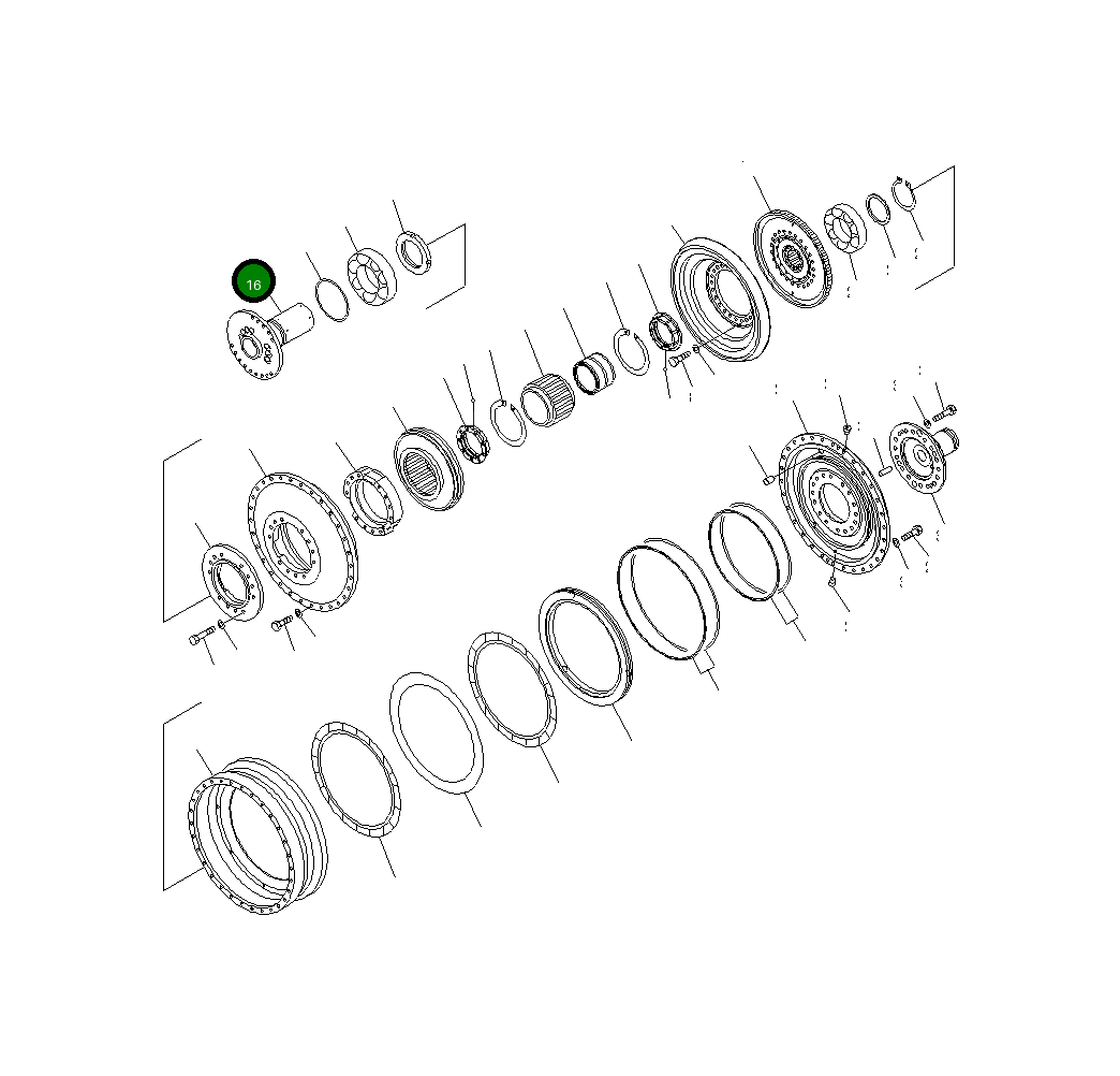 Вал 426-13-42522 Komatsu