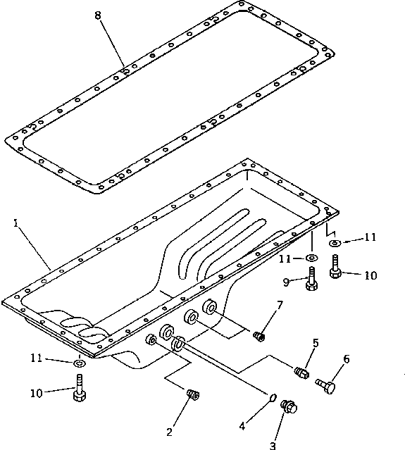 Адаптер 6127-21-5880 Komatsu