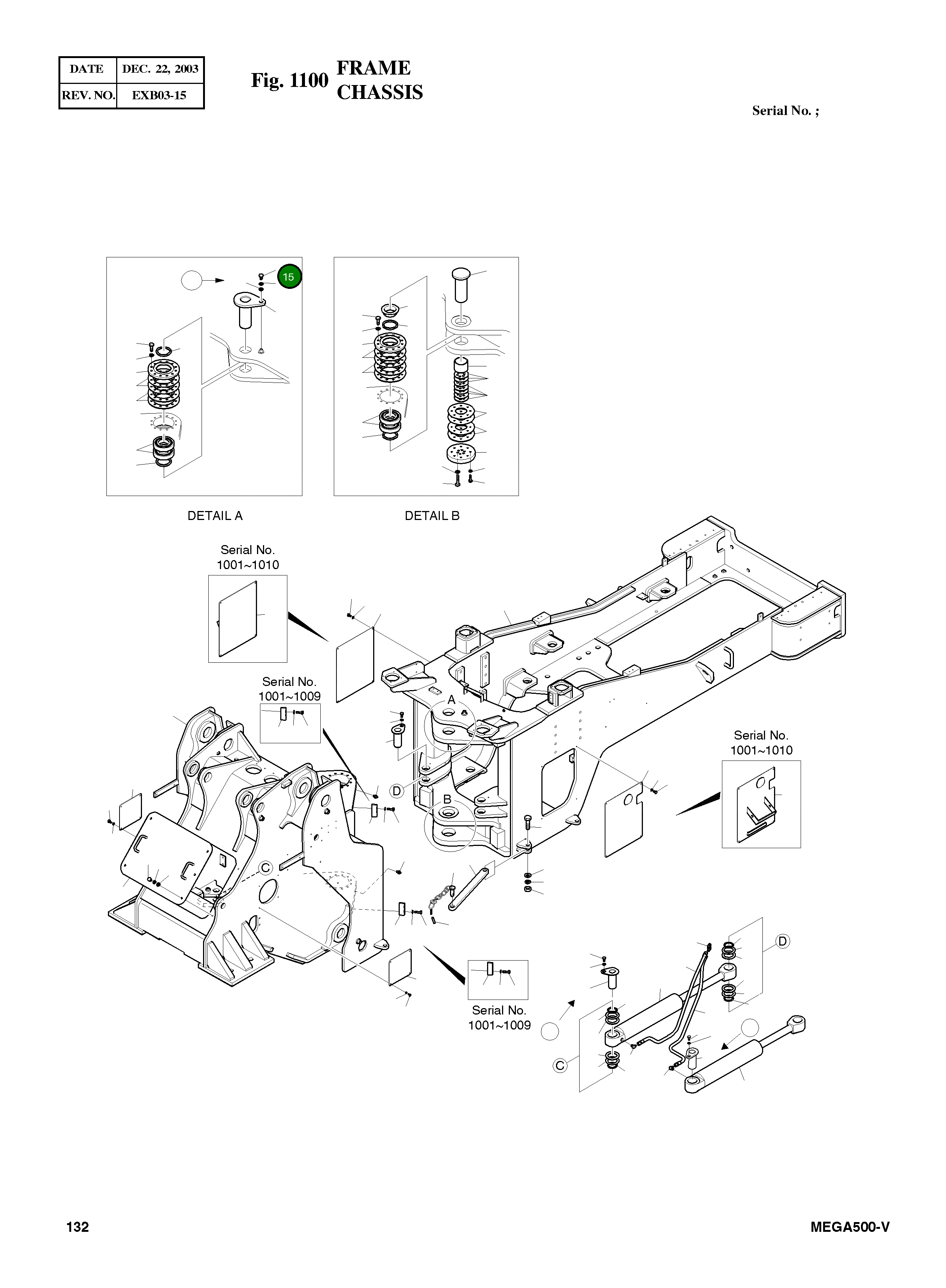 Болт M16X2.0X25 S0521061 Komatsu