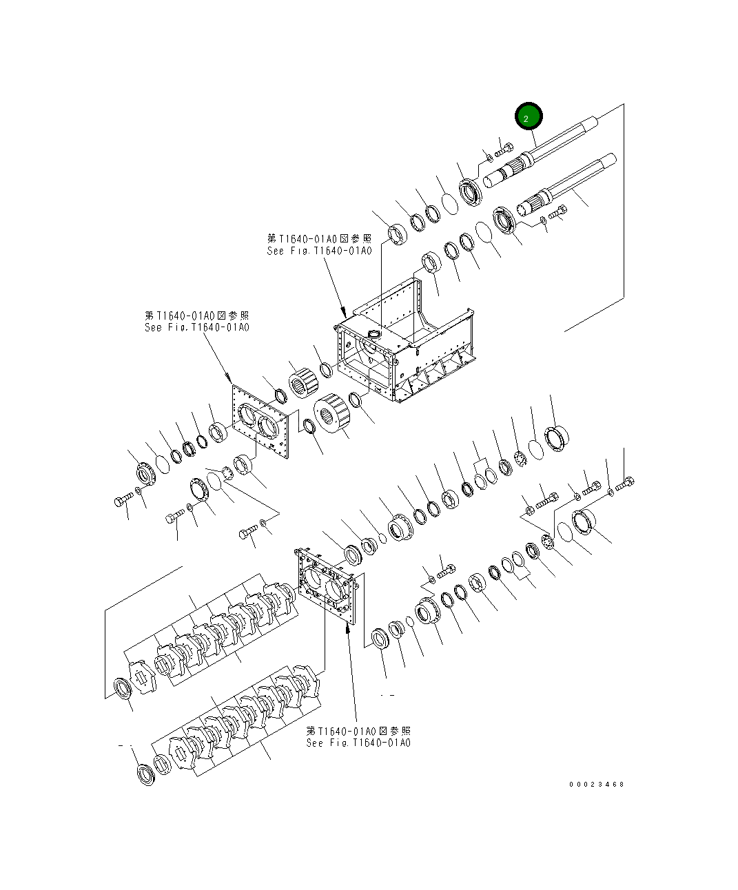 Вал 8260-70-3150 Komatsu