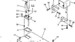 Кронштейн 266-80-41600 Komatsu