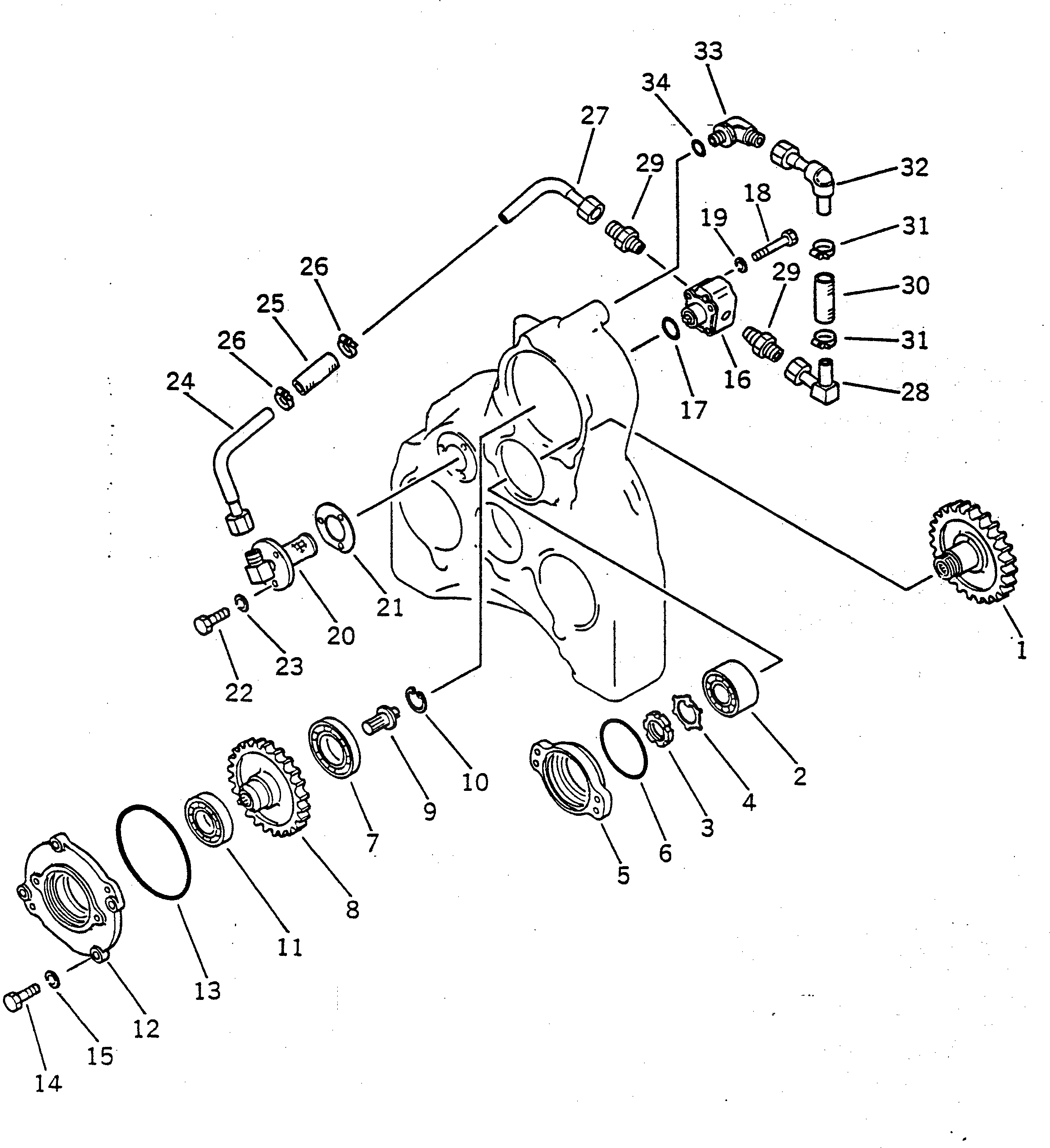 Вал 22W-12-11260 Komatsu