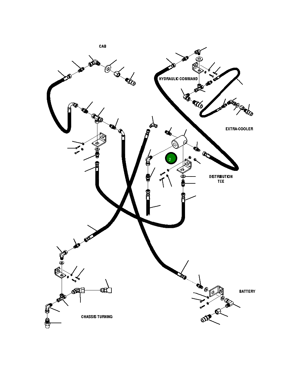 Адаптер 20Y-968-B950 Komatsu