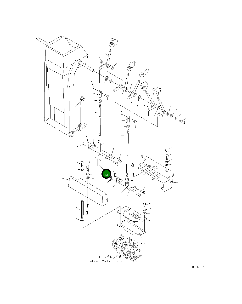 Вилка 23D-43-18660 Komatsu