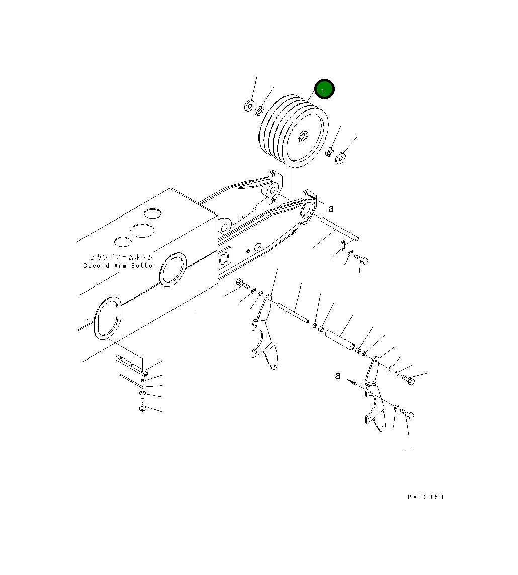 Барабан 207-957-2251 Komatsu