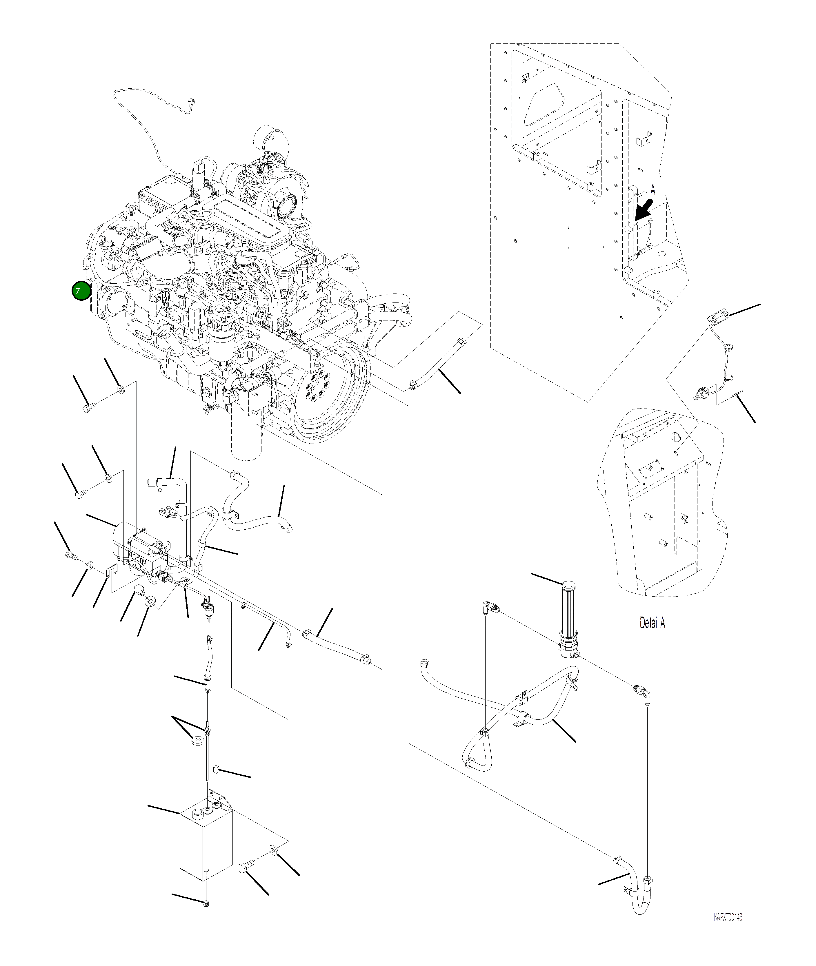 Бак 4A1-979-2450 Komatsu