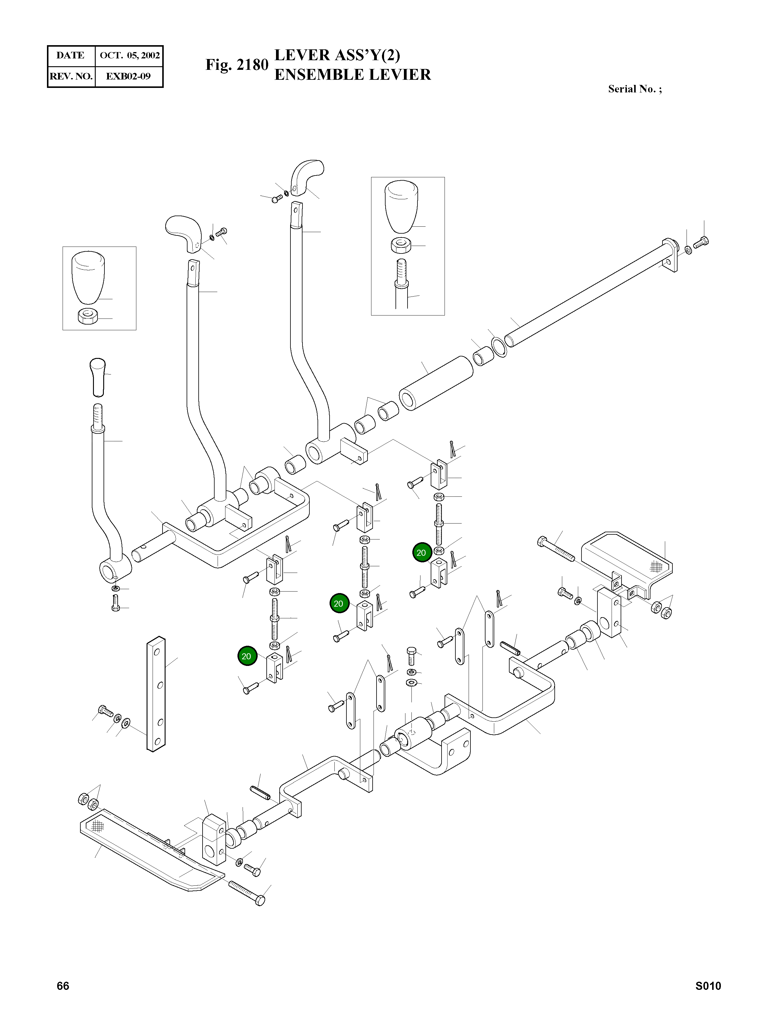 Вилка 2135-1019 Komatsu