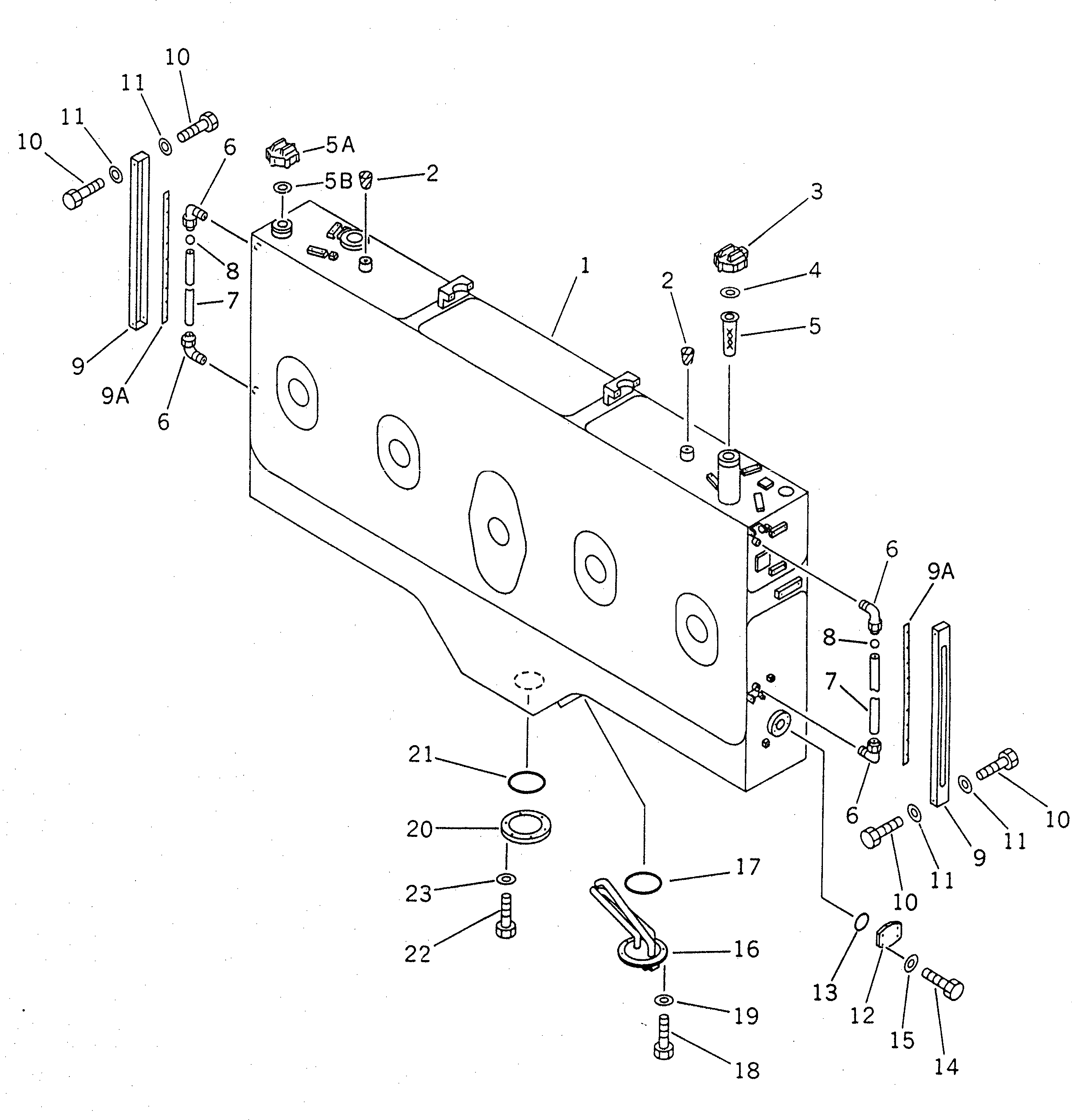 Бак 21T-919-1470 Komatsu