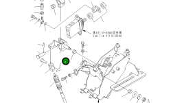 Вилка 20U-910-4121 Komatsu