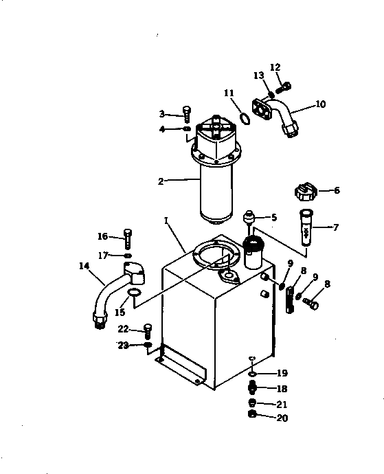 Бак 277-60-12111 Komatsu