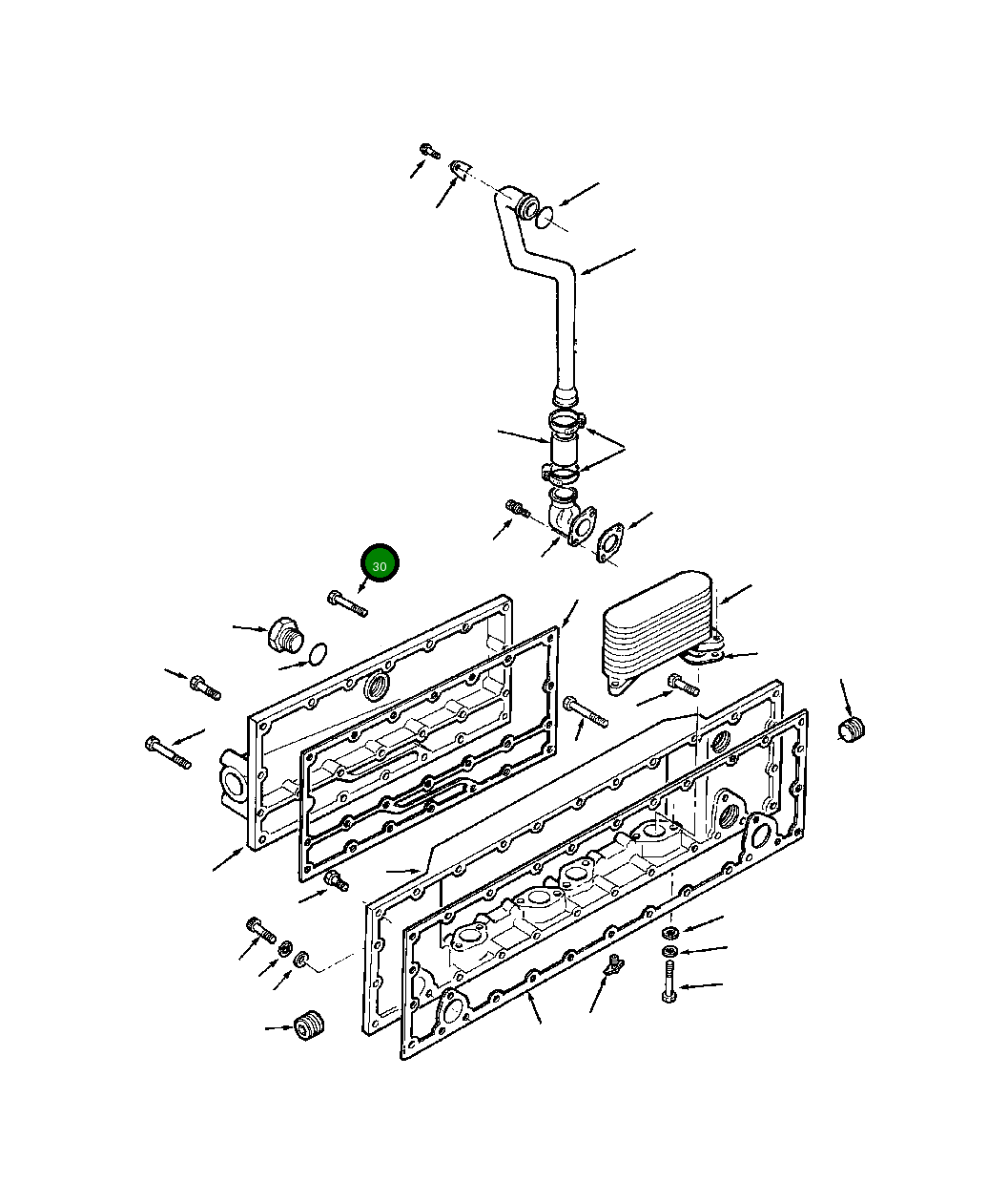 Болт (3/8 - 16x4 INCH) 1239 776 H1 Komatsu