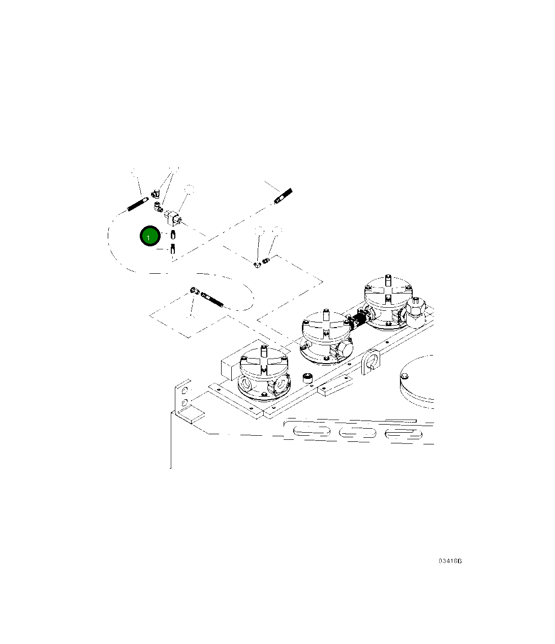 Адаптер 4A1-62-10190 Komatsu