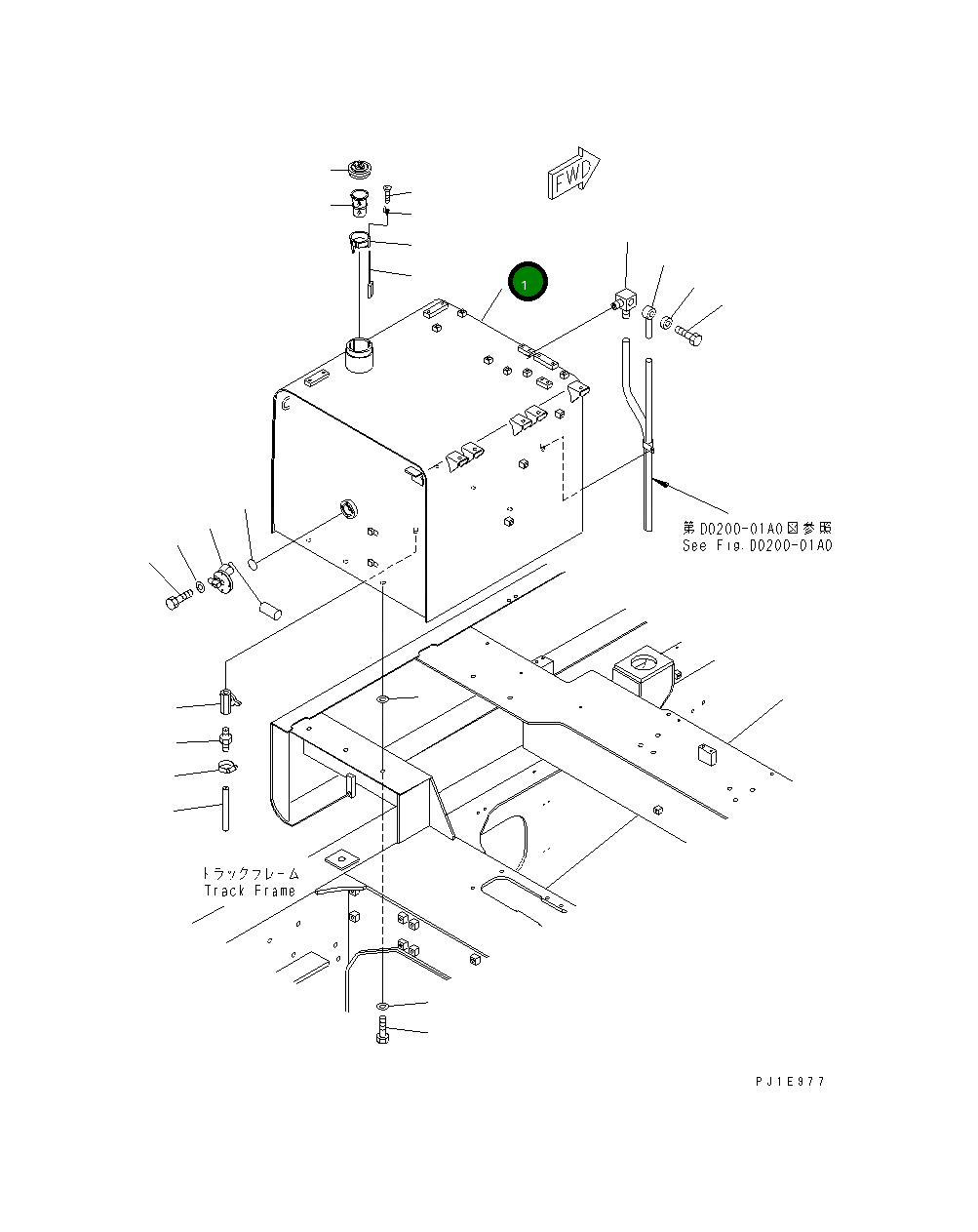 Бак 8296-04-1111 Komatsu