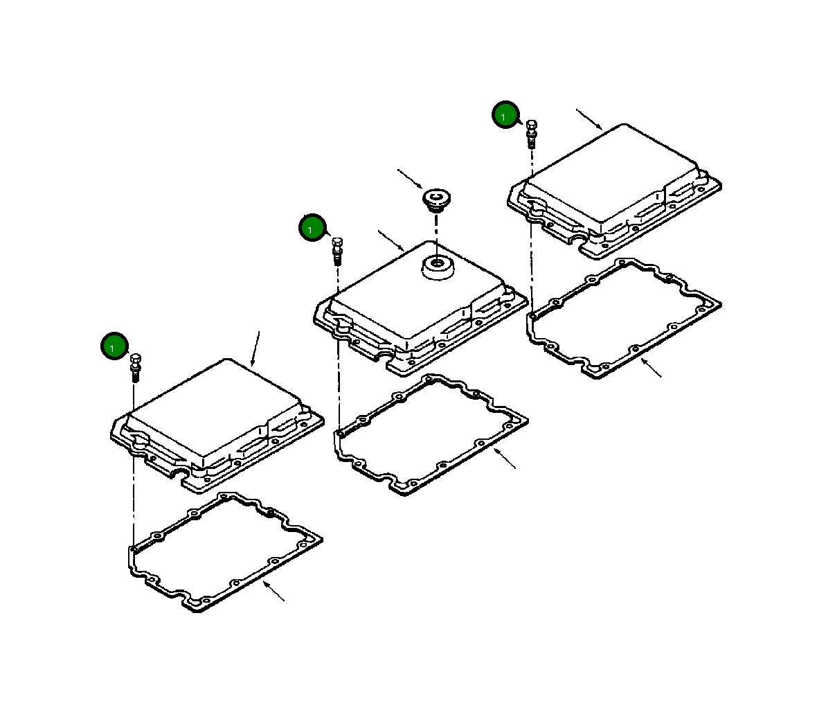Болт (1/4 - 20x3/4 INCH) 1307 513 H1 Komatsu