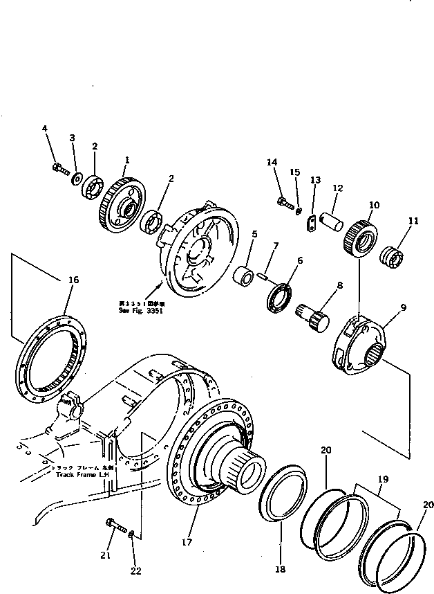 Вал 21N-27-11240 Komatsu