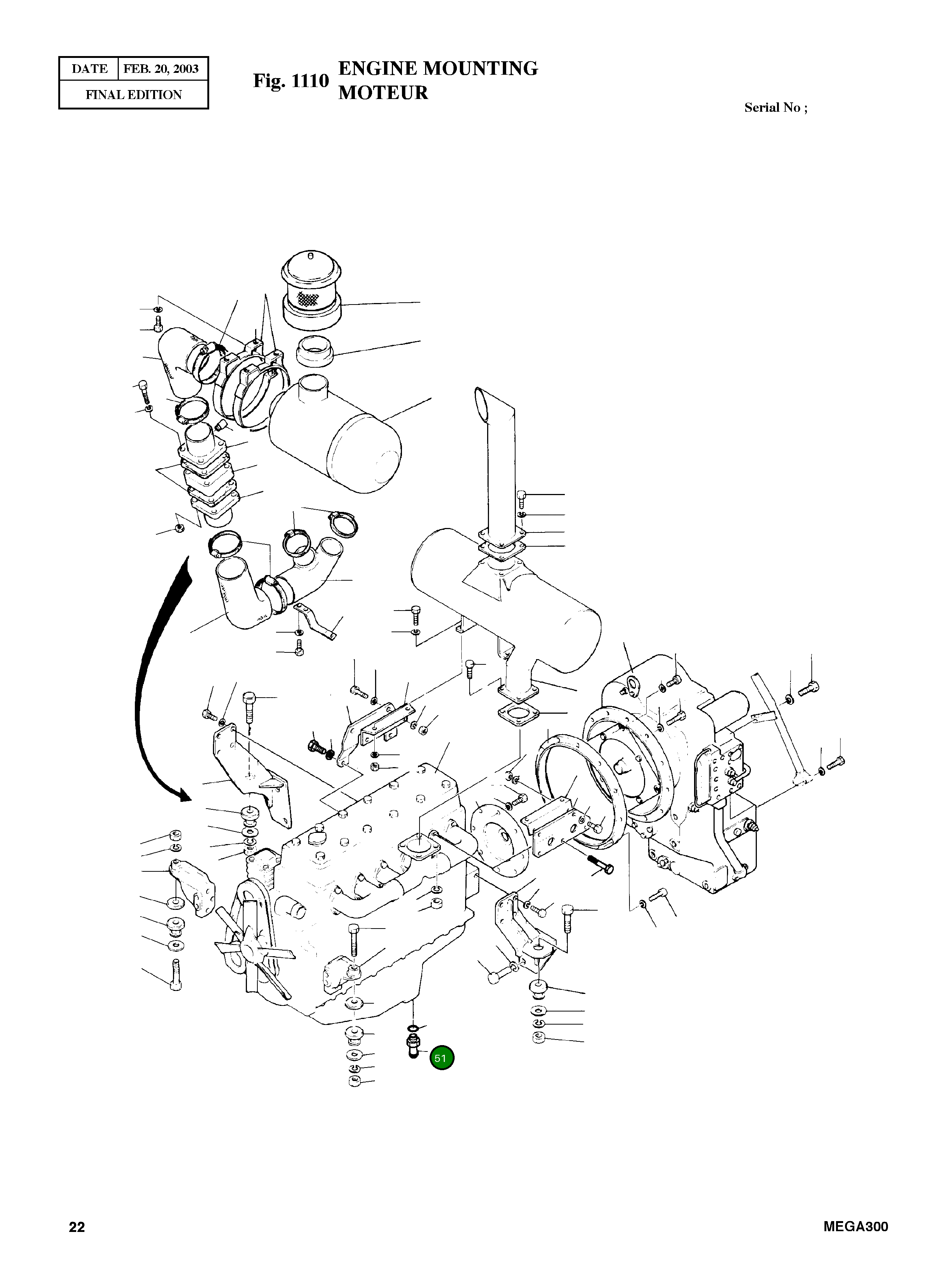 Адаптер M30X1.5-PF1/2 2181-1917D37 Komatsu
