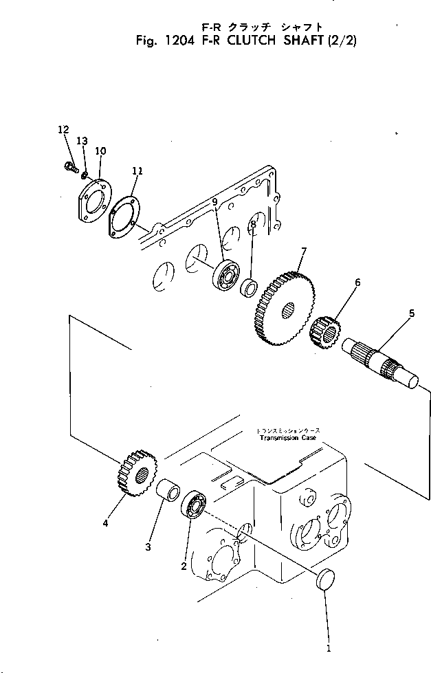 Вал 266-30-42110 Komatsu