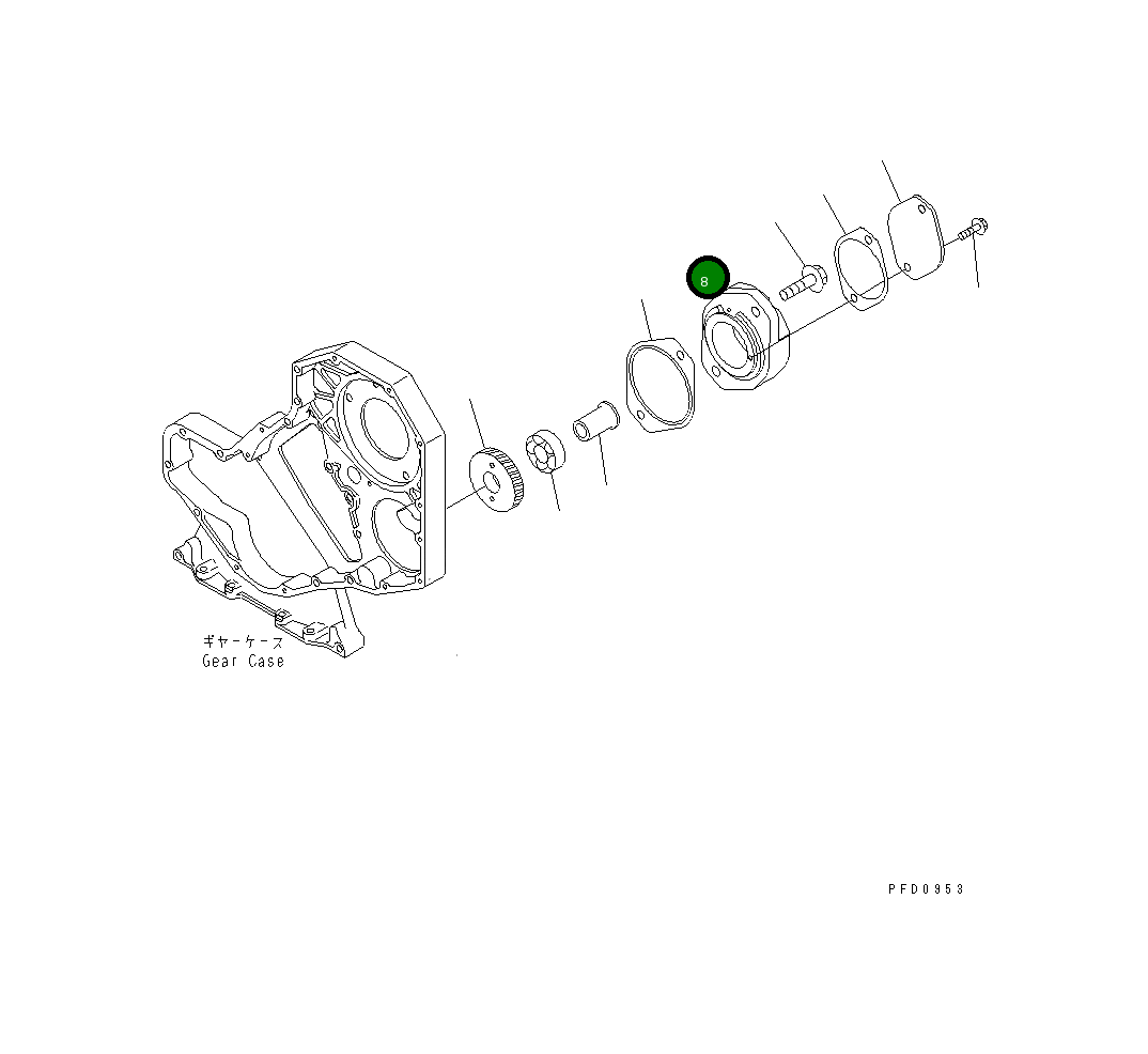 Адаптер 6732-21-3440 Komatsu