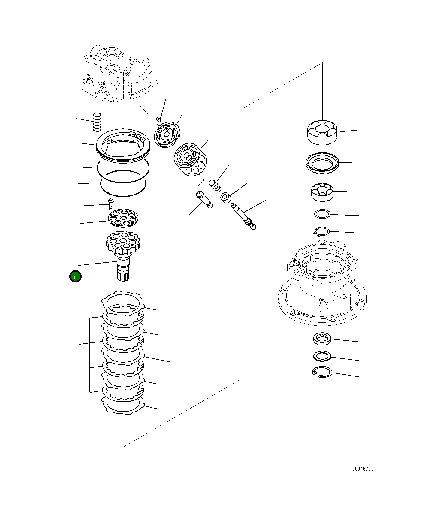 Вал 706-7G-41630 Komatsu