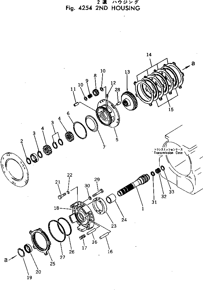 Вал 113-15-22511 Komatsu