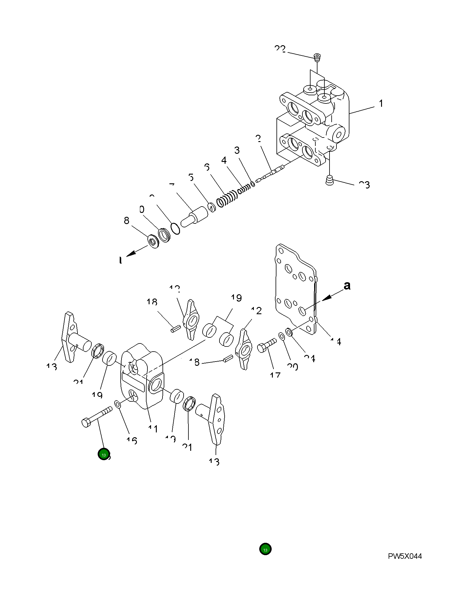 Вал 702-16-59390 Komatsu