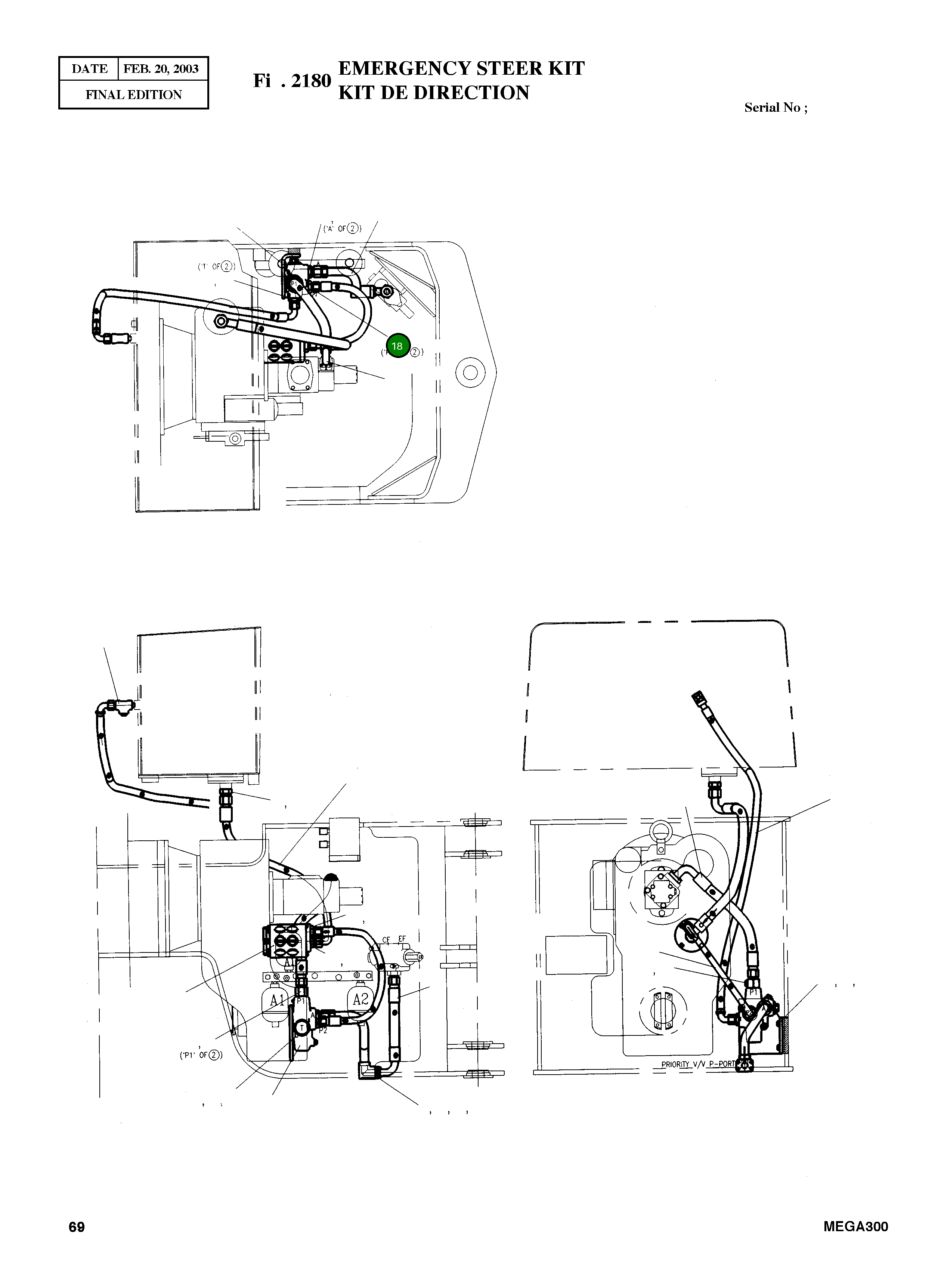 Адаптер M42X2-PF3/4 2181-1917D45 Komatsu