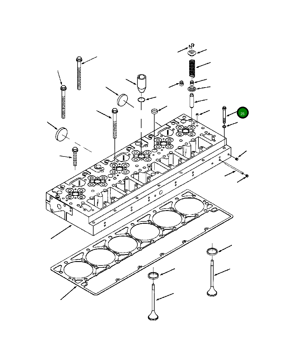Болт (M10x1.25x75) 1307 057 H1 Komatsu
