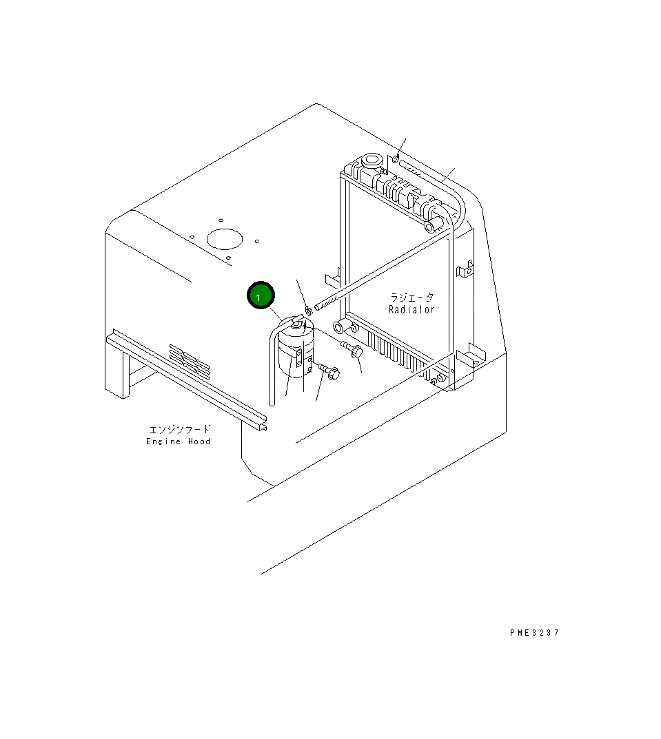 Бак 417-03-21290 Komatsu