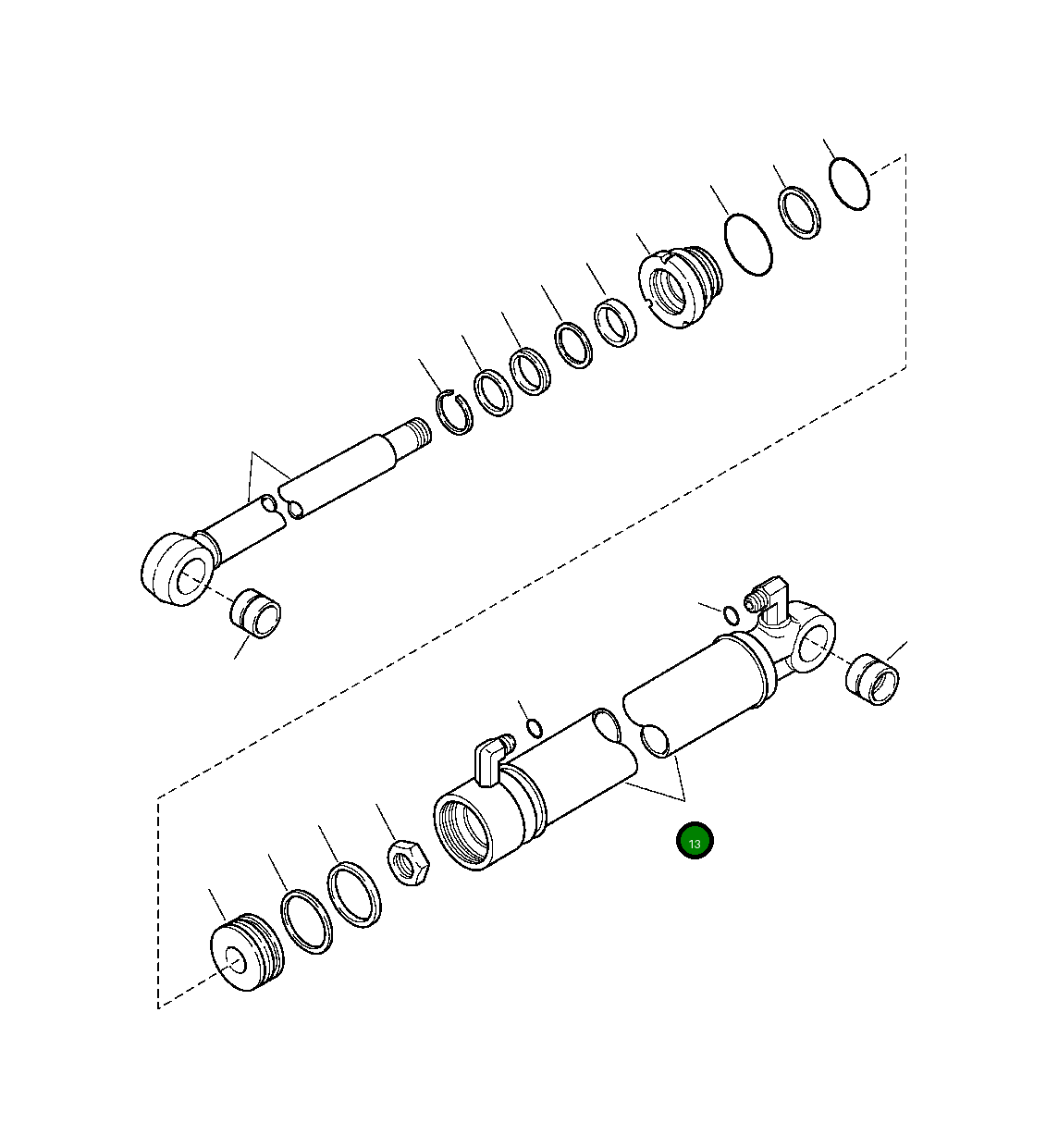 Барабан цилиндра 707-11-70A70 Komatsu