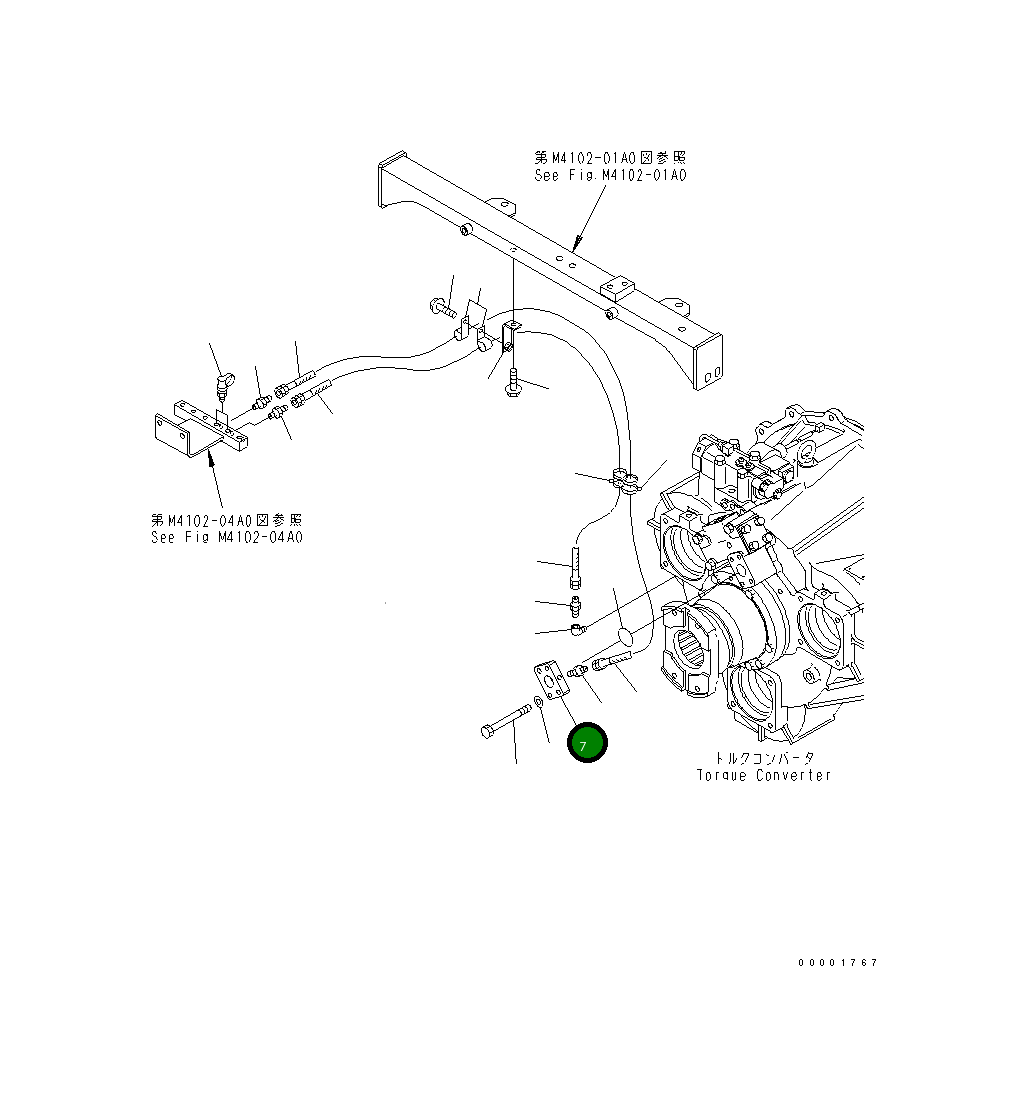 Адаптер 419-62-13220 Komatsu