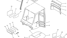 Болт,(M6X12) BW056796 Komatsu