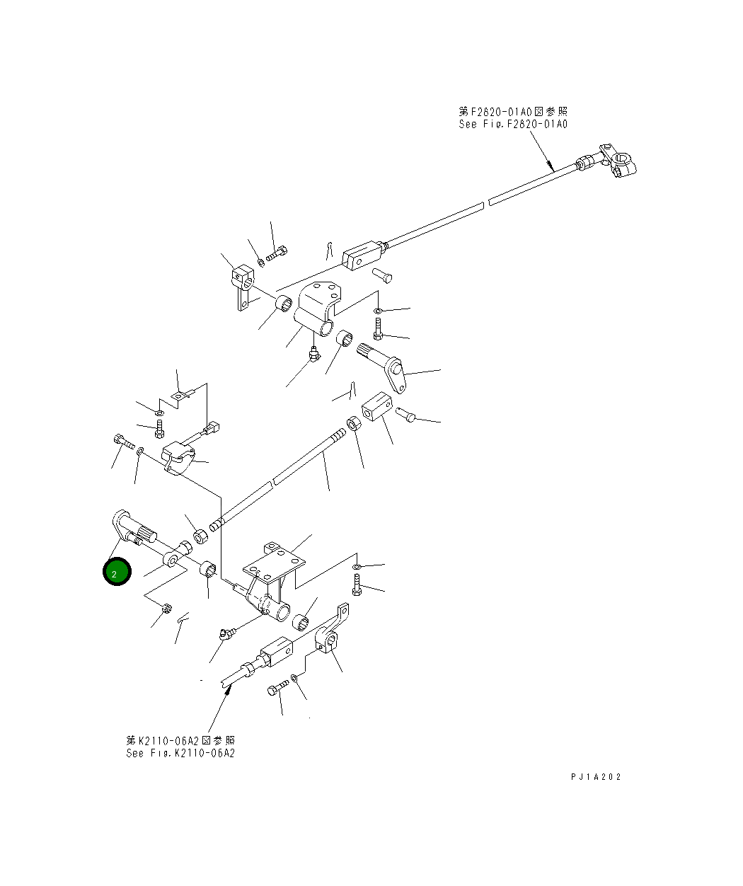 Вал 19M-43-16130 Komatsu