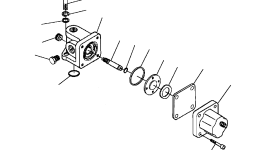 Болт - 3/16-24 X 5/8 IN 1238 507 H1 Komatsu