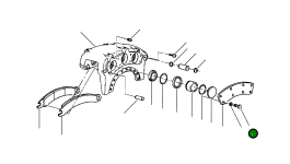 Болт, 9/16NC X 1 1/2 83 968 R1 Komatsu