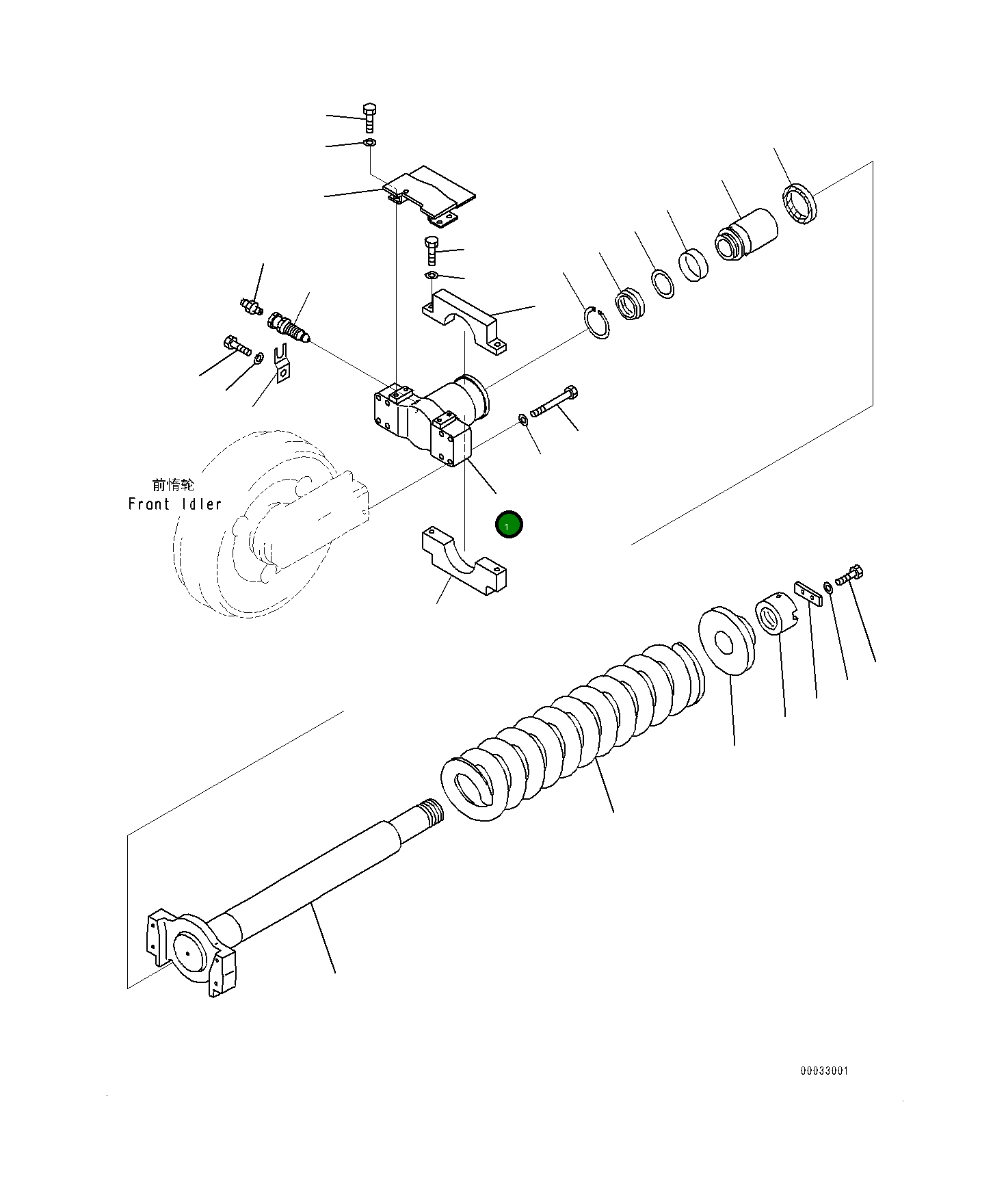 Вилка 209-30-55111 Komatsu