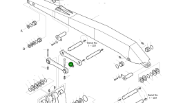 Болт M20X2.5X150 S0571661 Komatsu