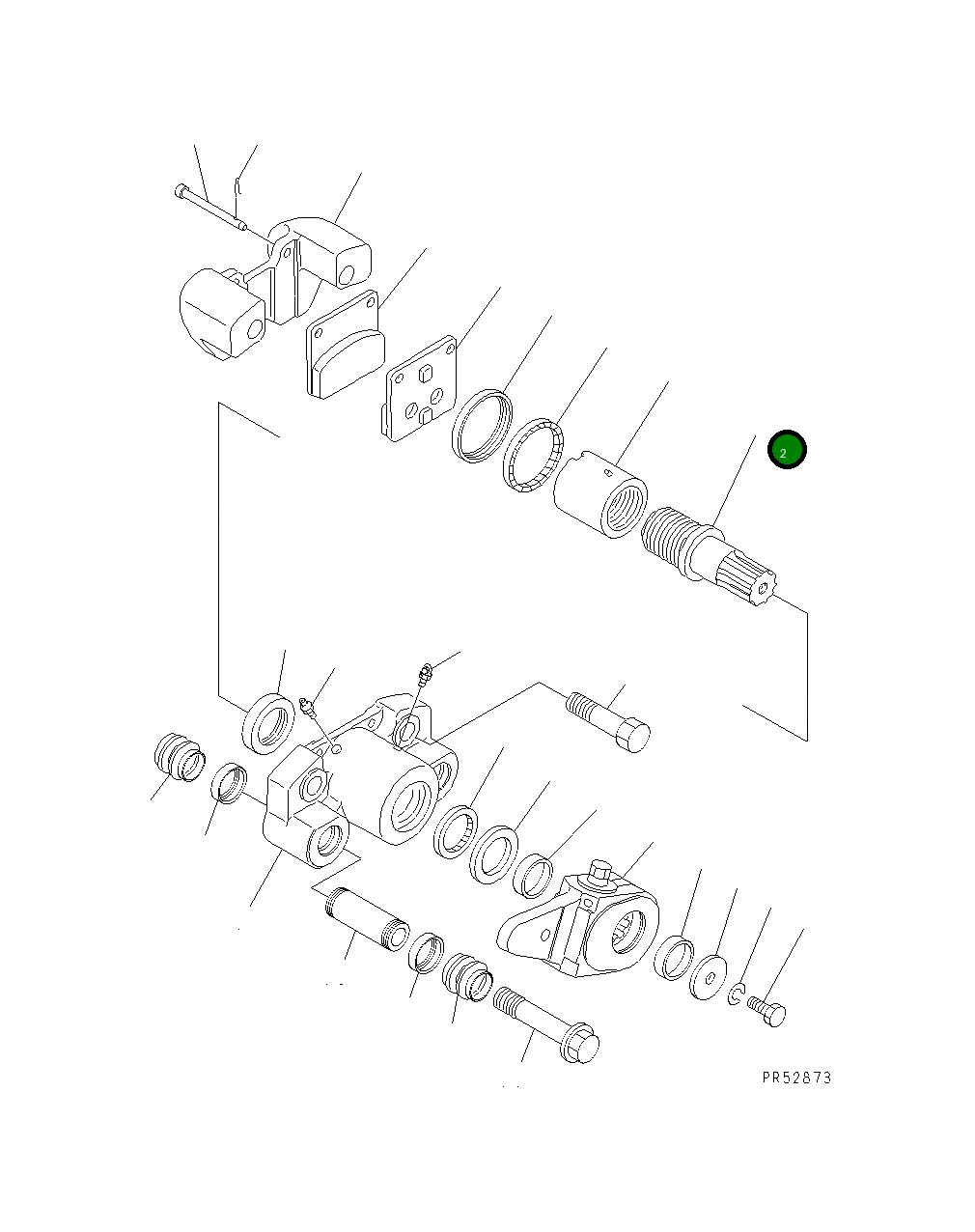 Вал 421-43-15150 Komatsu
