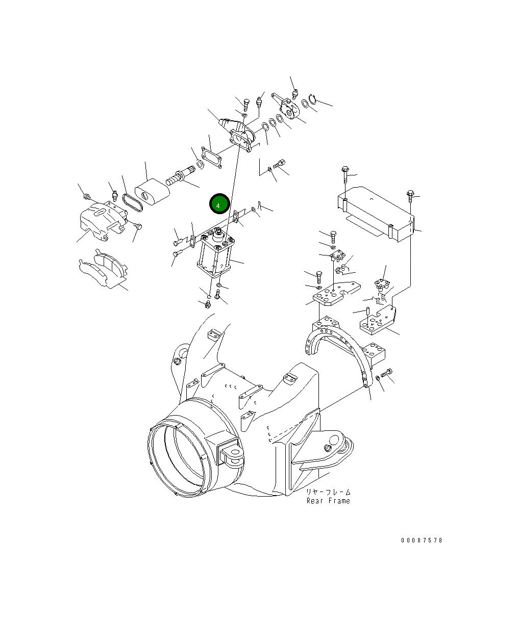 Вал 425-32-15140 Komatsu
